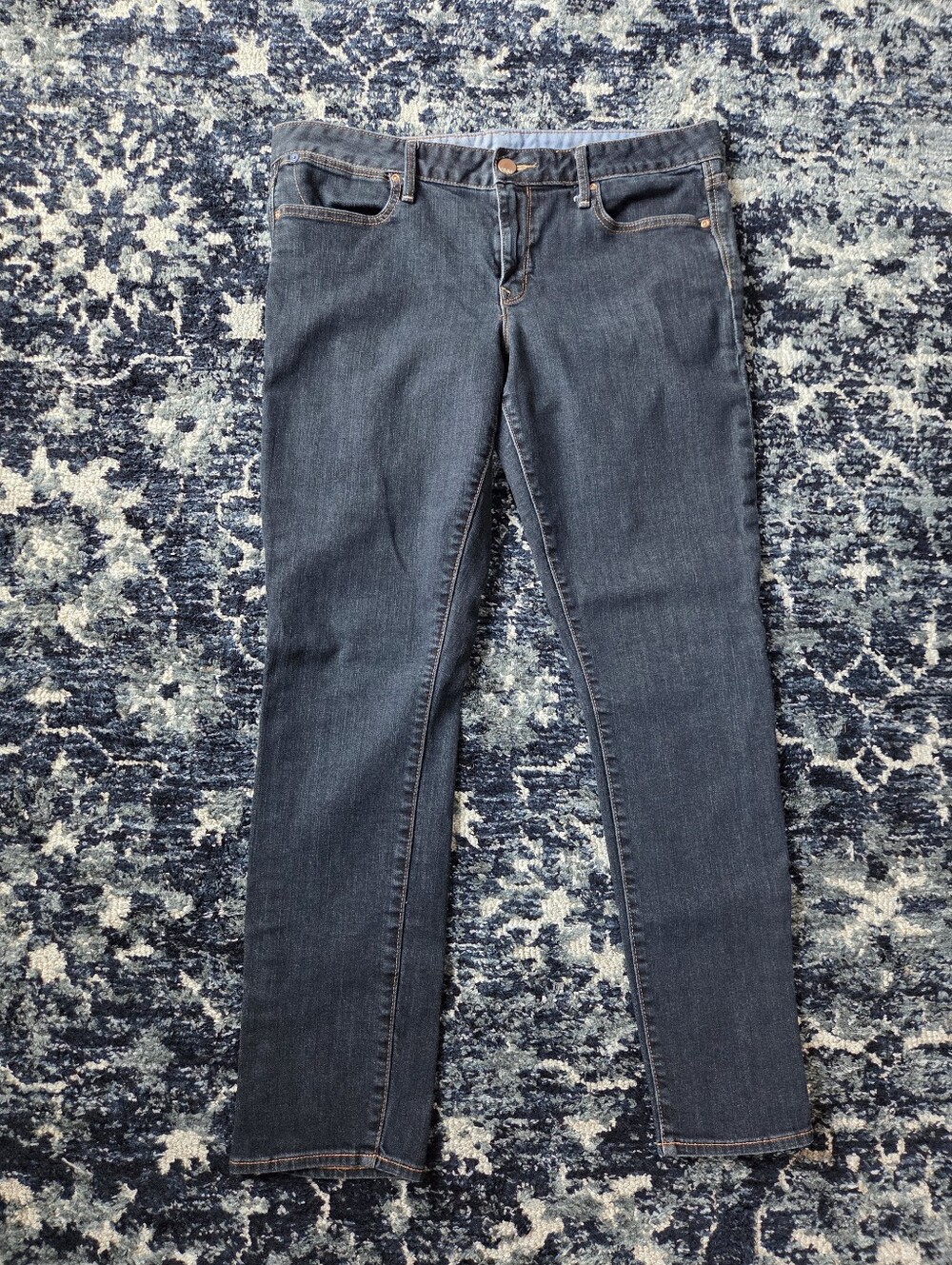 Gap 1969 always skinny dark wash denim jeans Size 33 Or 16 Regular